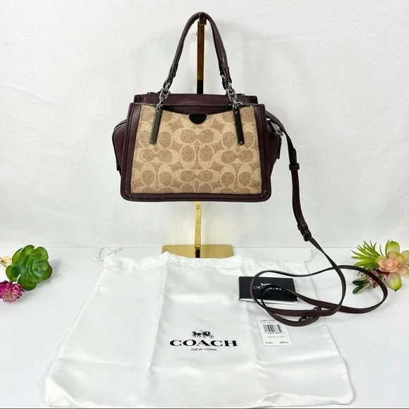 NEW Coach Limited Edition Dreamer 21” in Signature Canvas Rexy Yeti Out Satchel